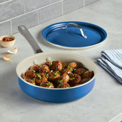 2.75 Quart Ceramic Nonstick Saute Pan with Lid
