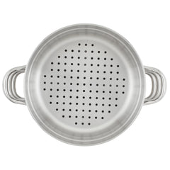 Stainless Steel 6-Quart Steamer Set with Basket