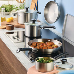 12-Piece Stainless Steel Induction Cookware Set