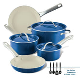 12 Piece Ceramic Nonstick Cookware Set