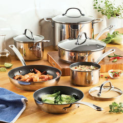 Millennium Nonstick Stainless Steel 10-Piece Set