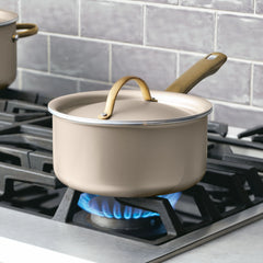 Radiant Nonstick 2-Quart Saucepan With Lid