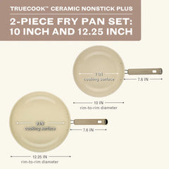2-Piece Ceramic Induction Frying Pan Set