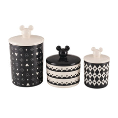3 Piece Set of Ceramic Jar with Airtight Lids