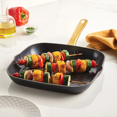 Forged Induction Ceramic 11-Inch Square Grill Pan