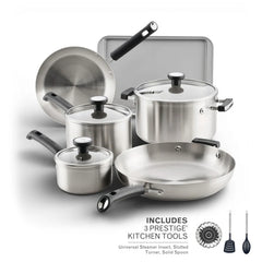 12-Piece Stainless Steel Induction Cookware Set