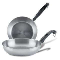 Classic Series Stainless Steel 8.25" & 10" Frying Pan Set