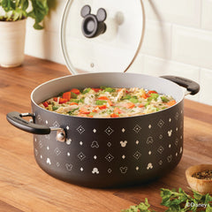 5.5-Quart Monochrome Ceramic Nonstick Stockpot with Lid