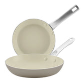 Ceramic Nonstick Frying Pan Twin Pack