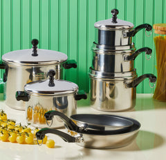 Classic Series Stainless Steel 15-Piece Cookware Set