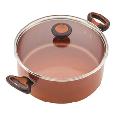 12-Piece Copper Ceramic Nonstick Cookware Set