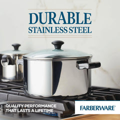 Classic Traditions Ceramic Stainless Steel 12-Piece Cookware Set