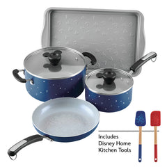 Disney Bon Voyage 8-Piece Ceramic Nonstick Cookware Set