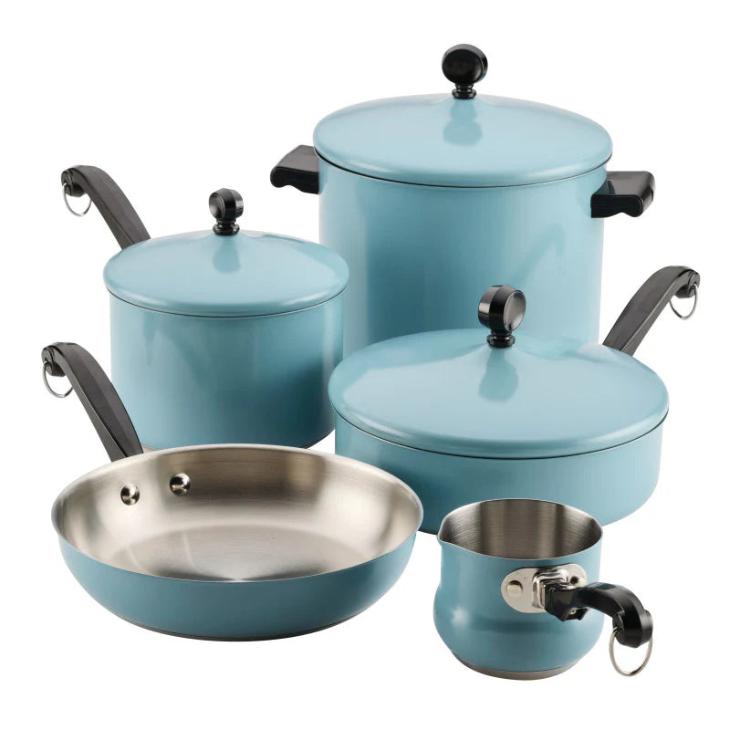 8-Piece Stainless Steel Anniversary Edition Cookware Set