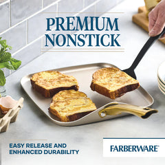 11-Inch Square Griddle Pan, Champagne