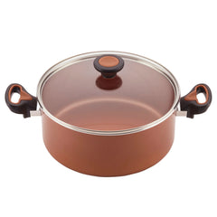 12-Piece Copper Ceramic Nonstick Cookware Set