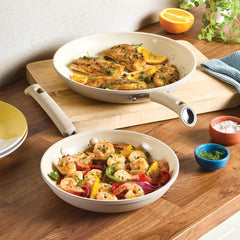 2-Piece Ceramic Induction Frying Pan Set