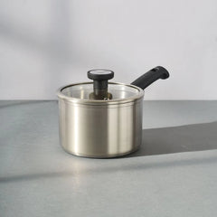 2-Quart Stainless Steel Induction Saucepan with Lid