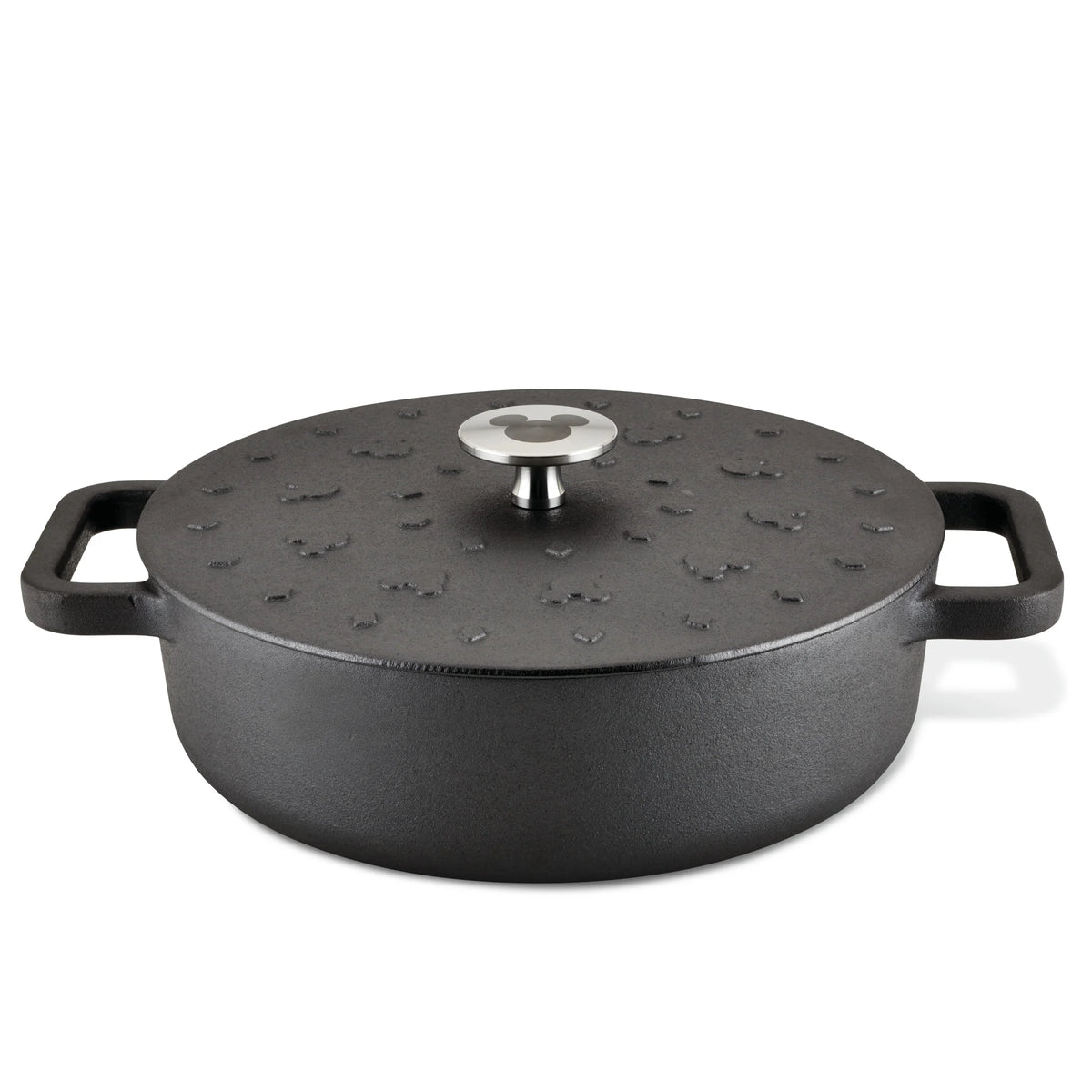 3-Quart Monochrome Pre-Seasoned Cast-Iron Dutch Oven