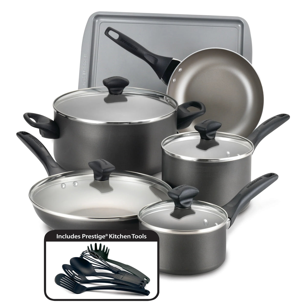 15-Piece Nonstick Cookware Set