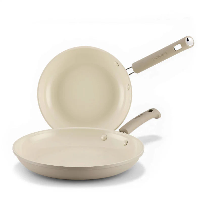 2-Piece Ceramic Induction Frying Pan Set