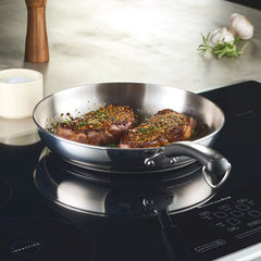 12.25-Inch Stainless Steel Frying Pan
