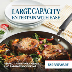 14-Inch Nonstick Frying Pan with Helper Handle