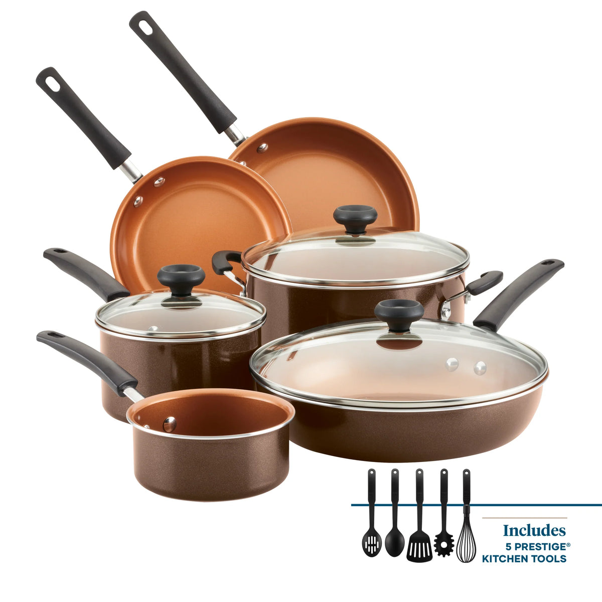 14-Piece Ceramic Nonstick Cookware Set