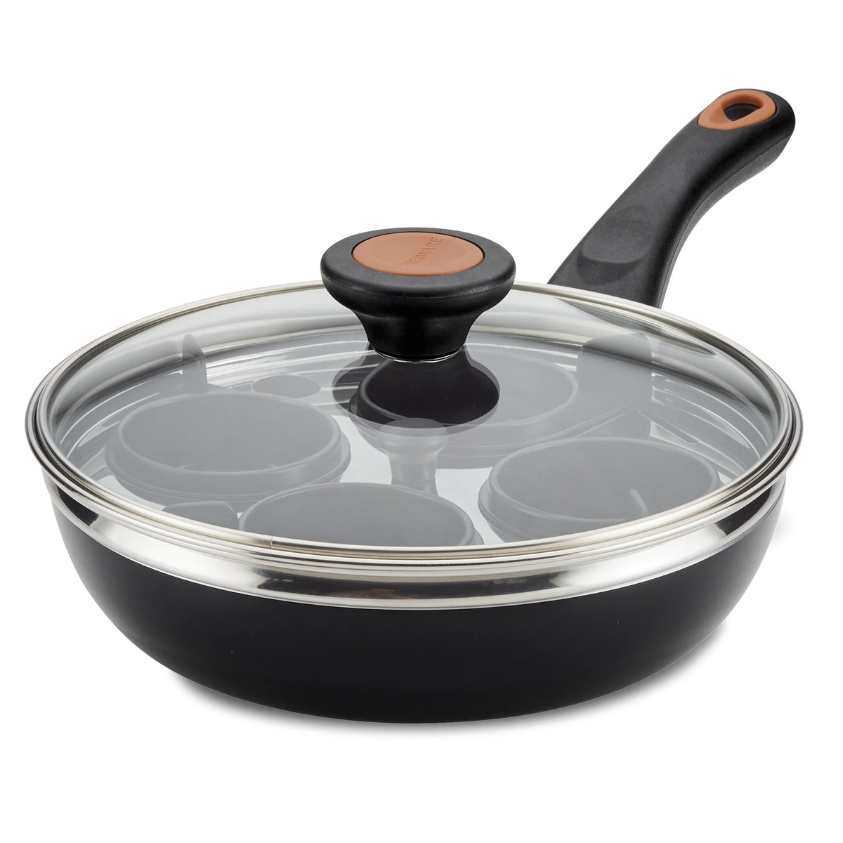 8-Inch Copper Ceramic Nonstick Egg Poacher