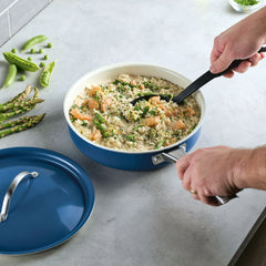 2.75 Quart Ceramic Nonstick Saute Pan with Lid