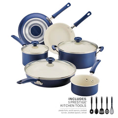 14-Piece Ceramic Nonstick Cookware Set